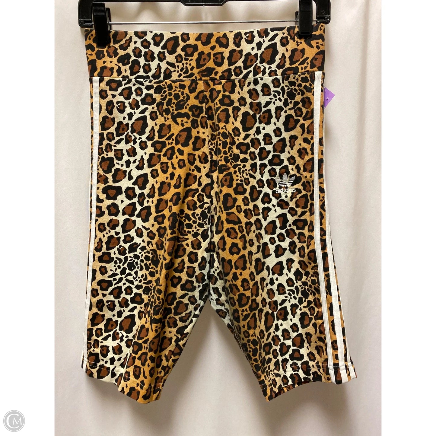 Athletic Shorts By Adidas In Animal Print, Size: M