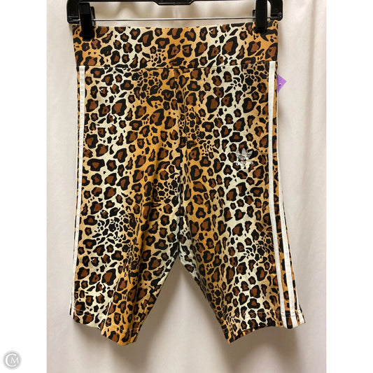 Athletic Shorts By Adidas In Animal Print, Size: M