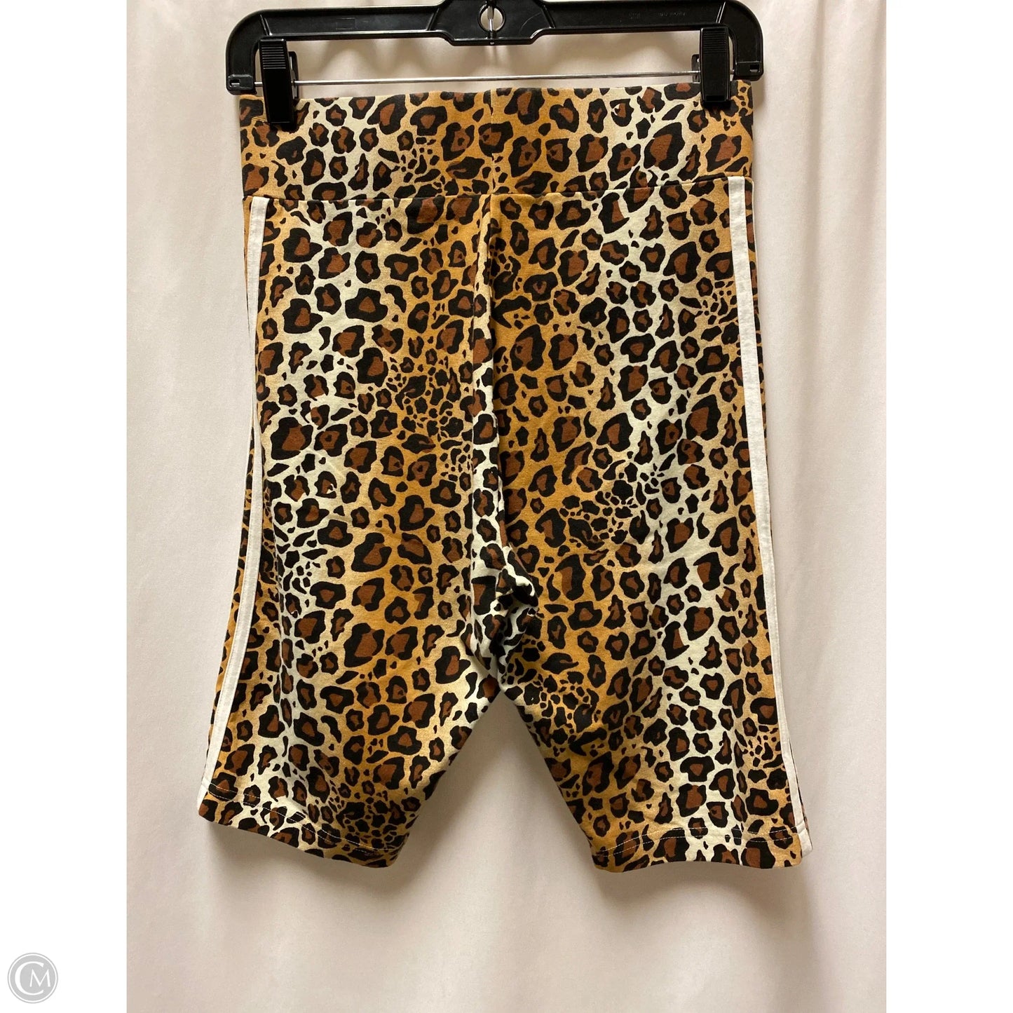 Athletic Shorts By Adidas In Animal Print, Size: M