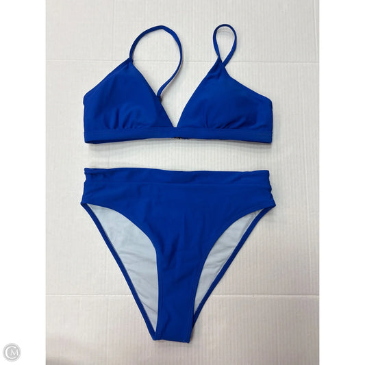 Swimsuit 2pc By Clothes Mentor In Blue, Size: L