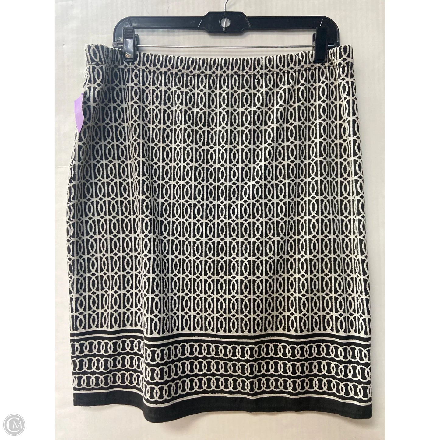 Skirt Mini & Short By Sophie Max In Black & White, Size: Xl