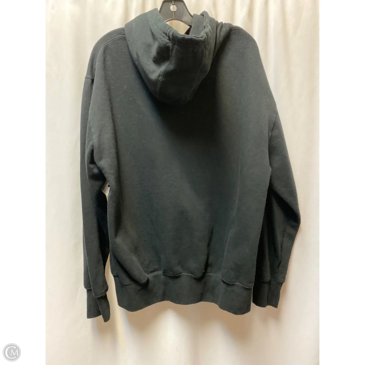 Sweatshirt Hoodie By Clothes Mentor In Black, Size: L