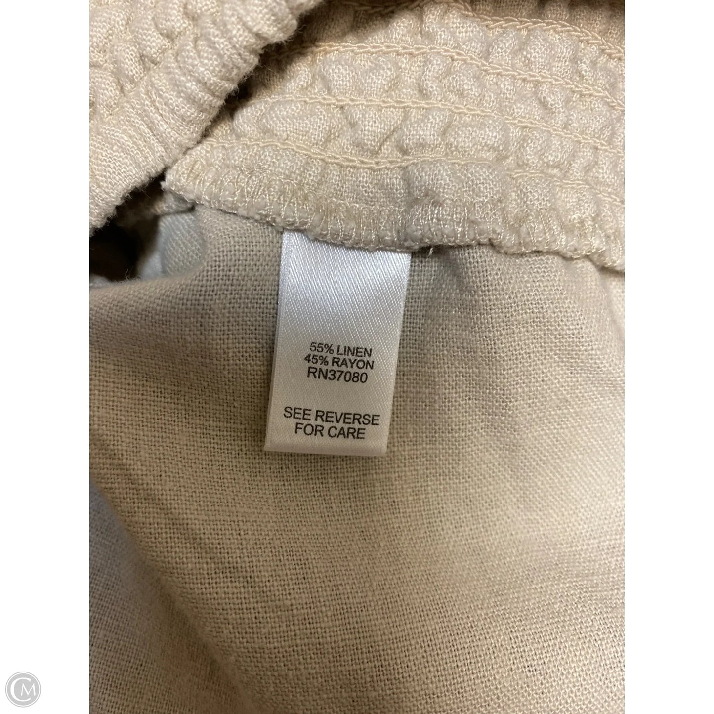 Pants Linen By Cato In Tan, Size: M