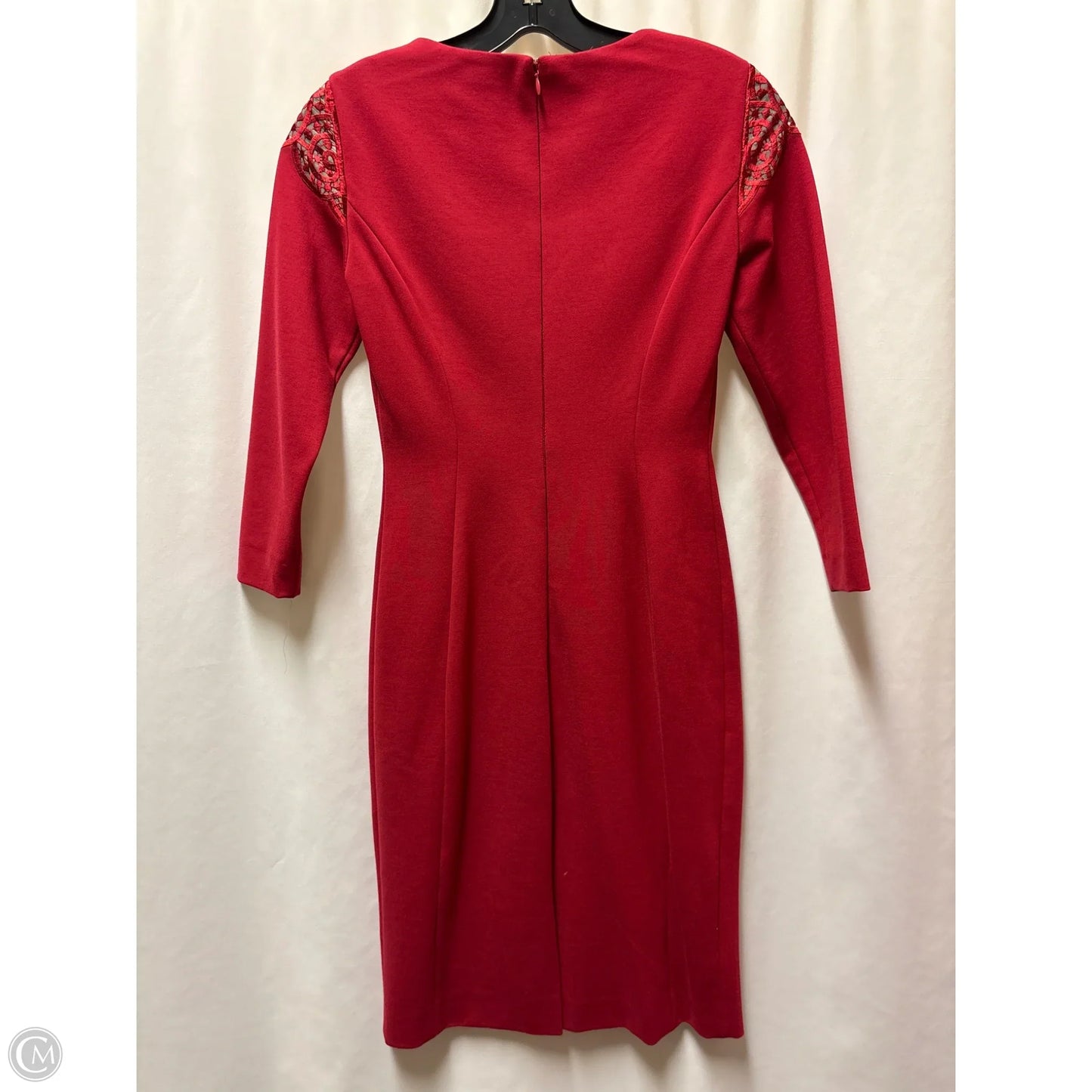 Dress Casual Midi By Antonio Melani In Maroon, Size: Xs