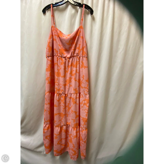 Dress Casual Maxi By Social Standard By Sanctuary In Pink, Size: Xxl