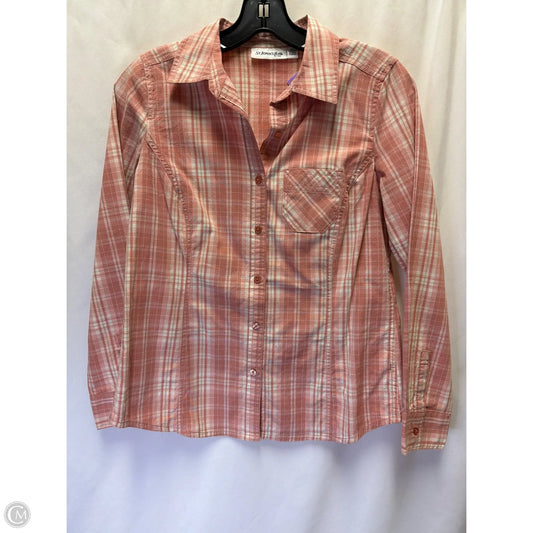 Top Long Sleeve By St Johns Bay In Pink, Size: Sp