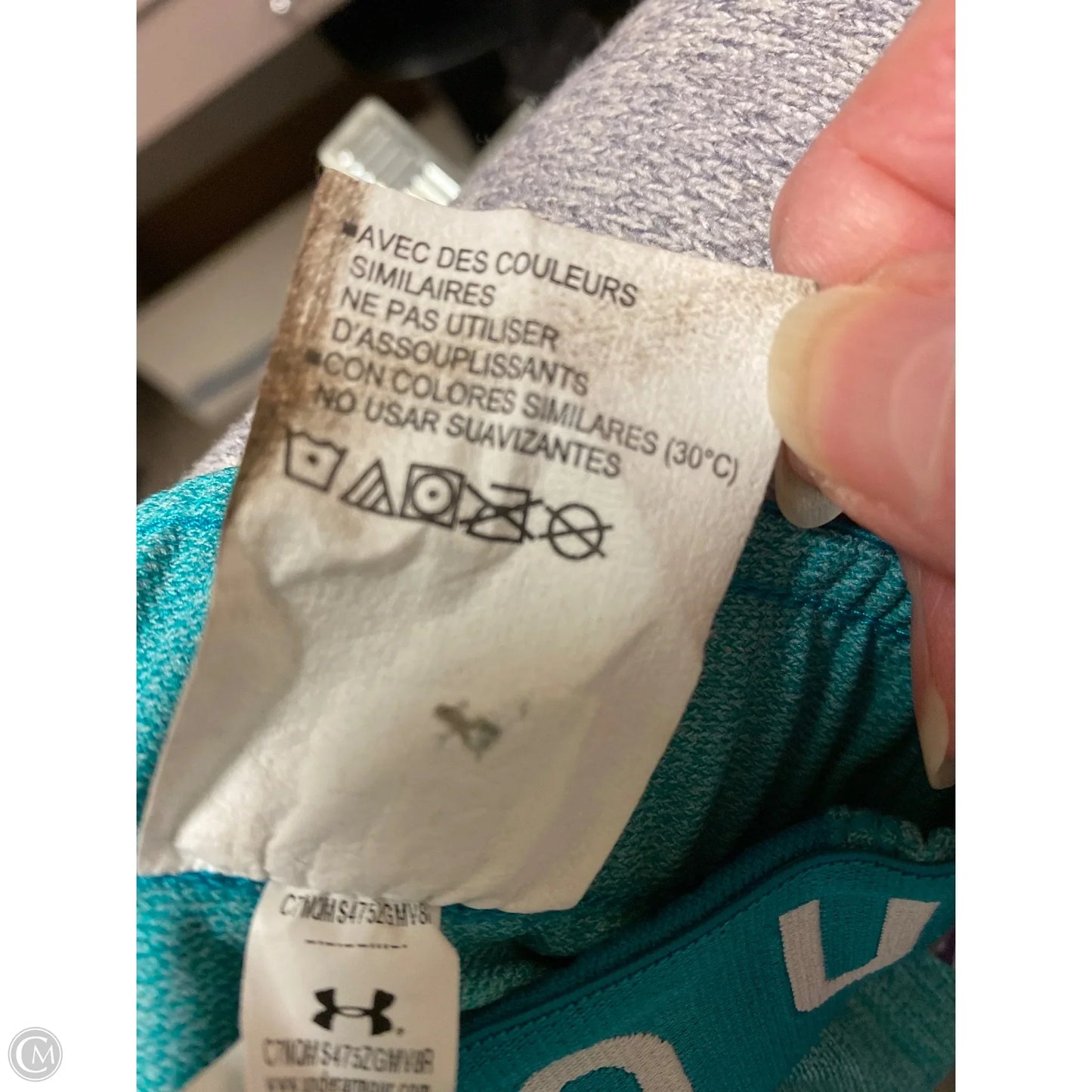 Athletic Shorts By Under Armour In Green, Size: M