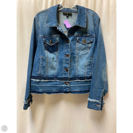 Jacket Denim By Lane Bryant In Blue Denim, Size: L