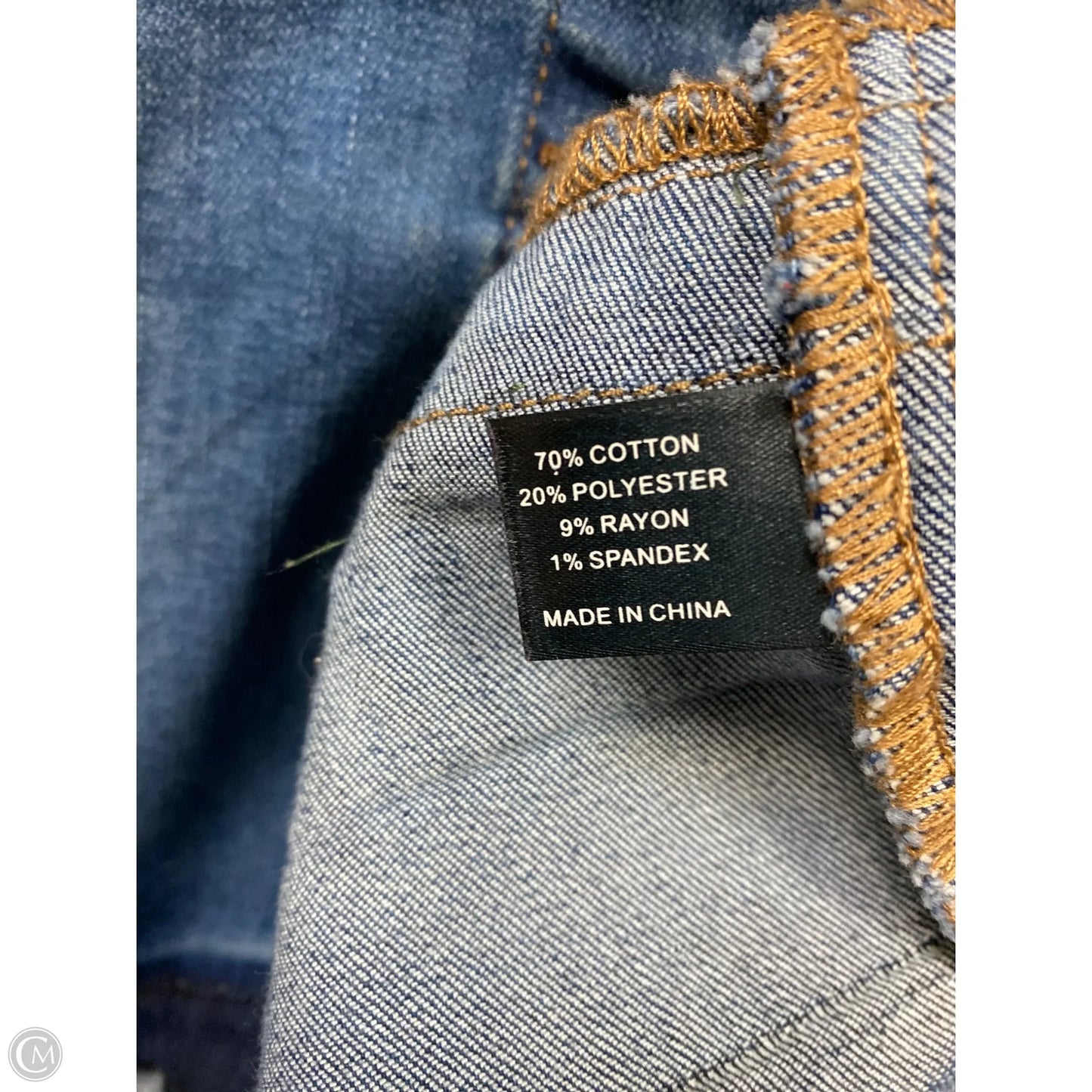 Jacket Denim By Lane Bryant In Blue Denim, Size: L