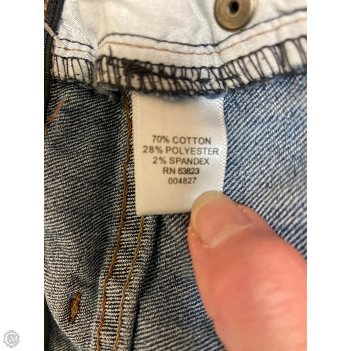 Jeans Straight By Cj Banks In Blue Denim, Size: 16