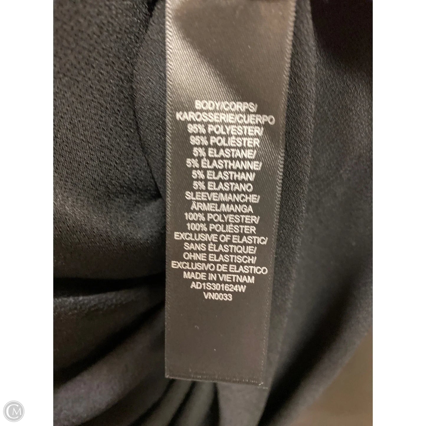 Top Short Sleeve By Adrianna Papell In Black, Size: 2x