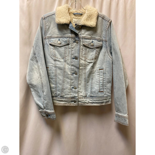 Jacket Denim By Universal Thread In Blue Denim, Size: S