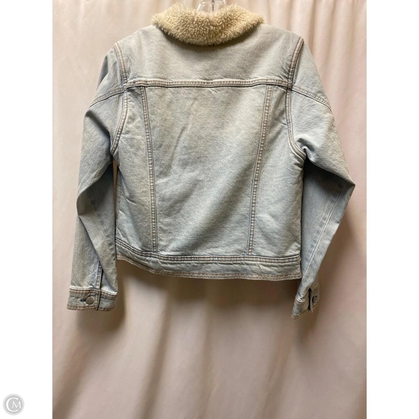 Jacket Denim By Universal Thread In Blue Denim, Size: S