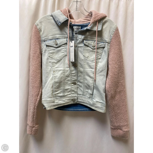 Jacket Denim By Wallflower In Blue Denim, Size: M