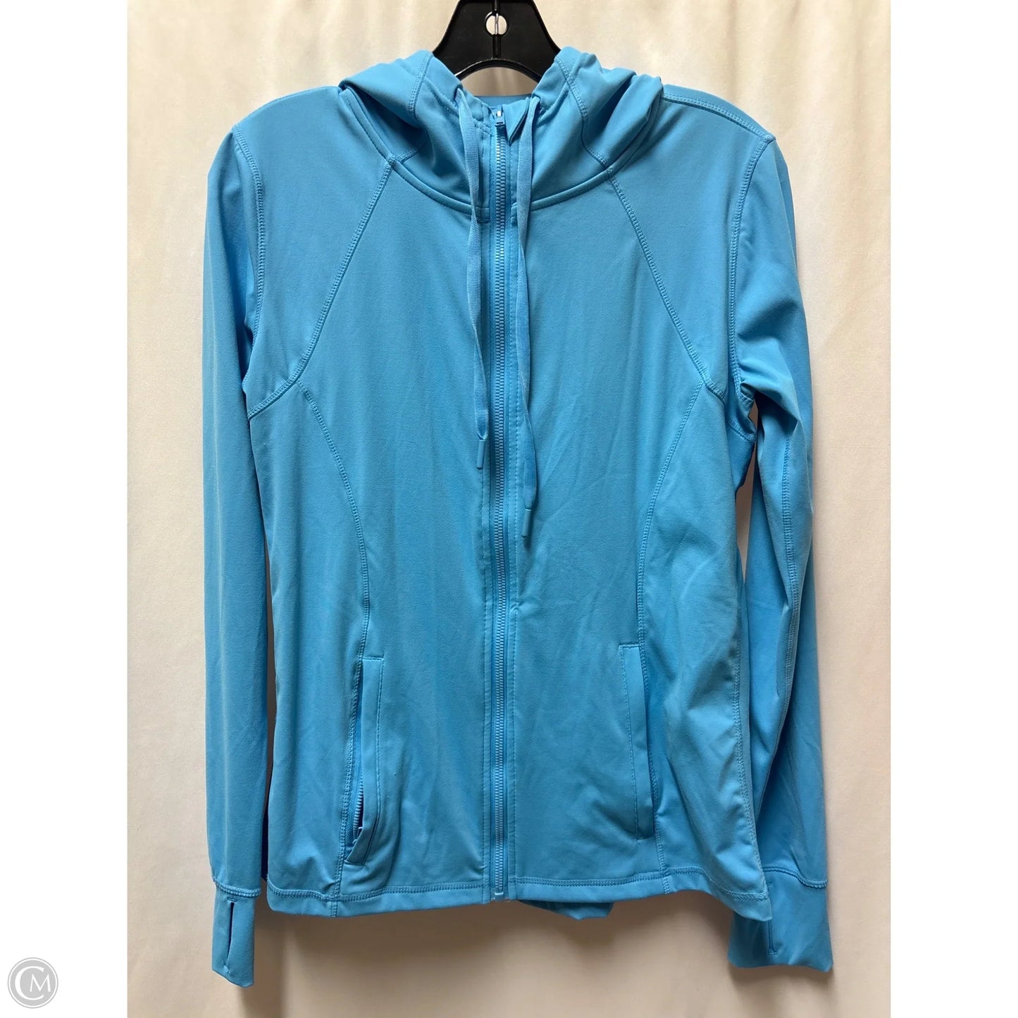 Athletic Jacket By Members Mark In Blue, Size: M