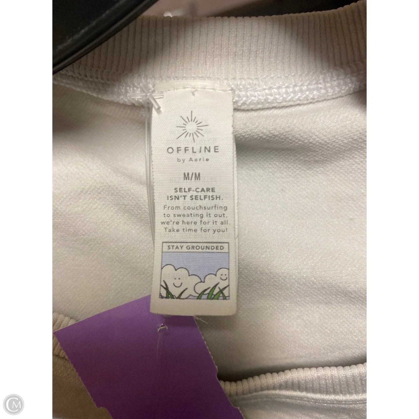 Athletic Top SS By Aerie In White, Size: M