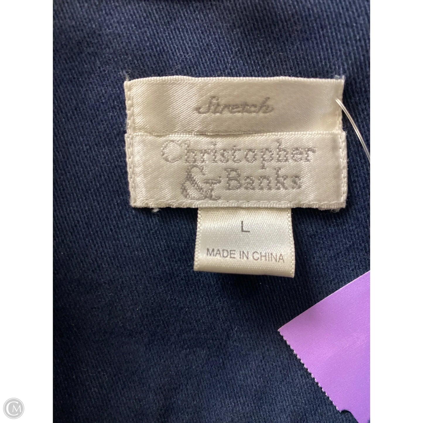 Jacket Other By Christopher And Banks In Blue, Size: L