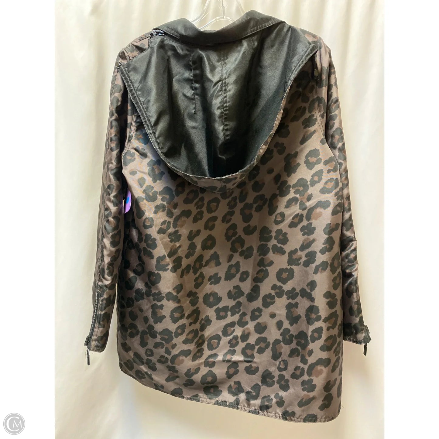 Jacket Utility By Clothes Mentor In Black, Size: L