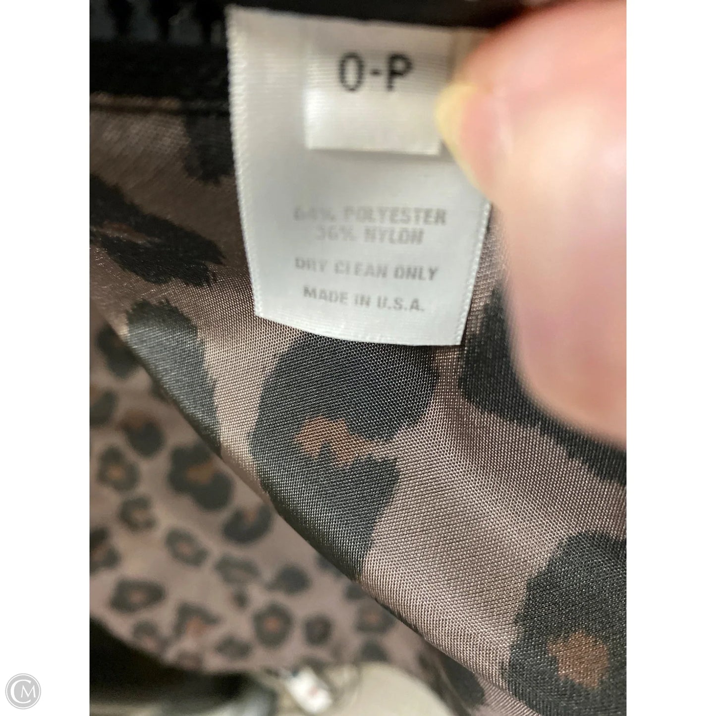 Jacket Utility By Clothes Mentor In Black, Size: L