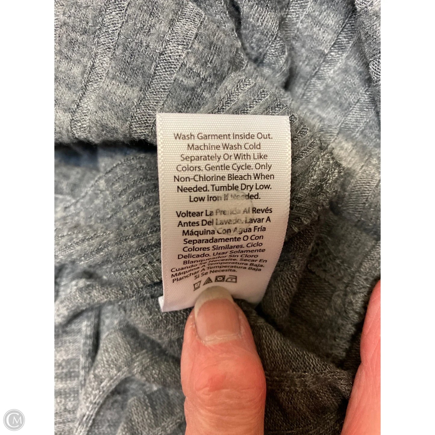 Dress Casual Maxi By Terra & Sky In Grey, Size: 2x