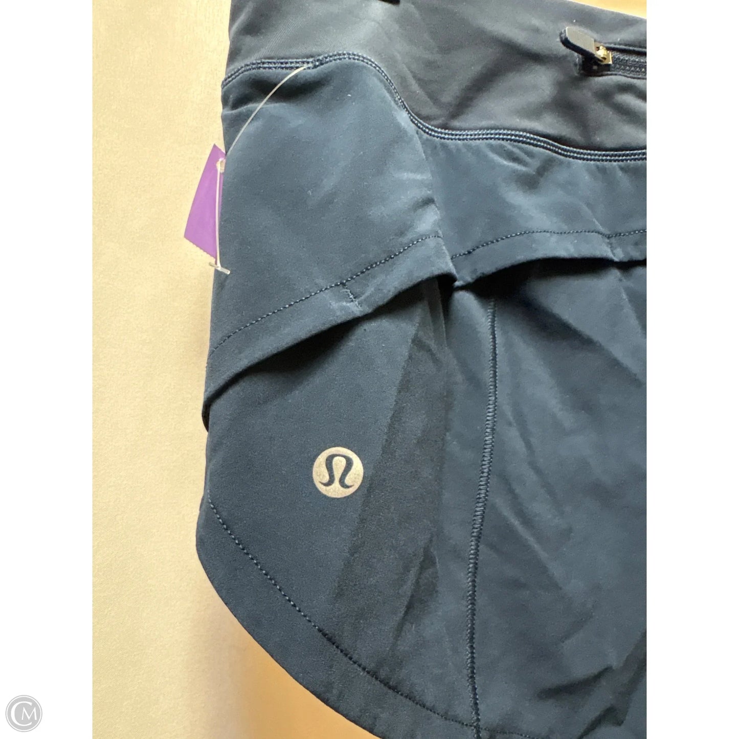 Athletic Shorts By Lululemon In Navy, Size: 6