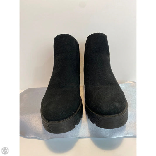 Boots Ankle Flats By Cushionaire In Black, Size: 9.5