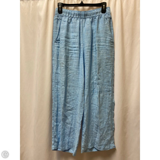 Pants Linen By Cynthia Rowley In Blue, Size: S