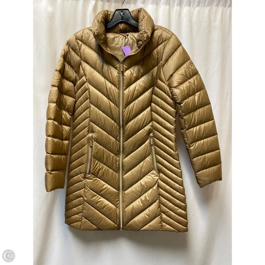 Coat Puffer & Quilted By Michael By Michael Kors In Taupe, Size: S