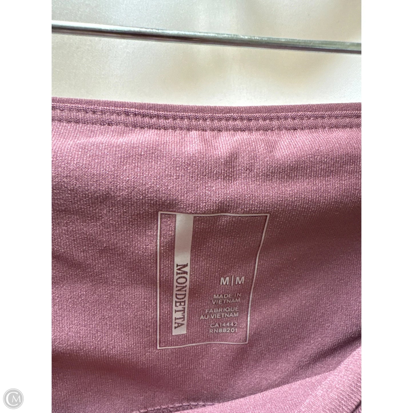 Athletic Leggings By Mondetta In Mauve, Size: M