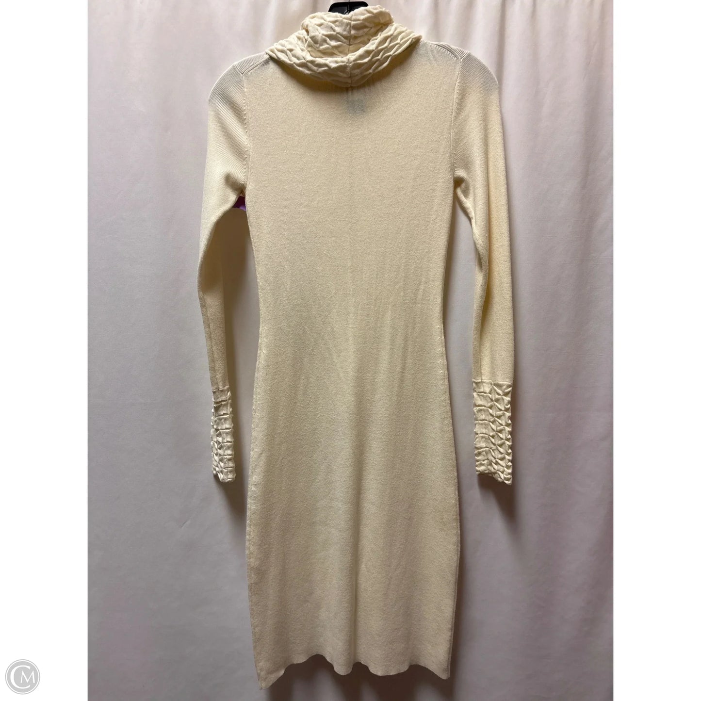 Dress Casual Maxi By Moda Intl In Cream, Size: Xs