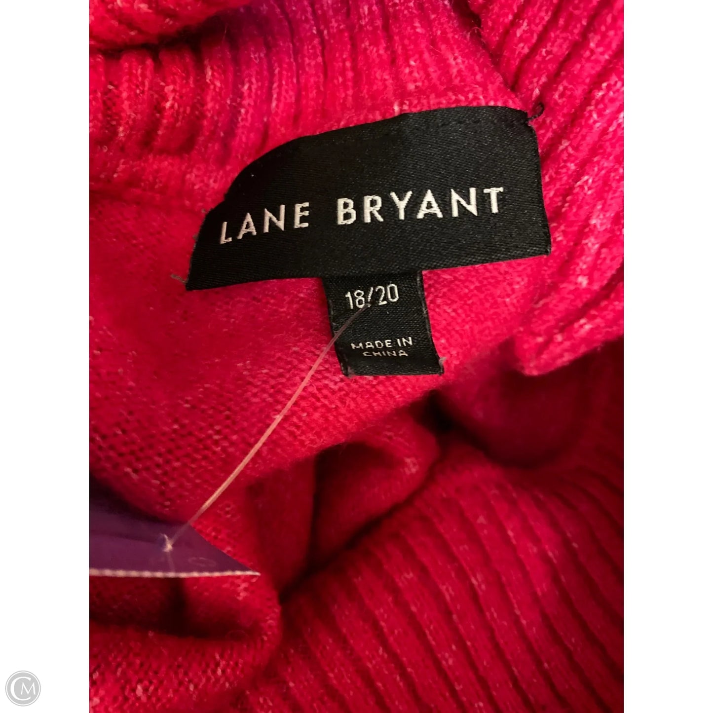 Sweater By Lane Bryant In Pink, Size: 1x