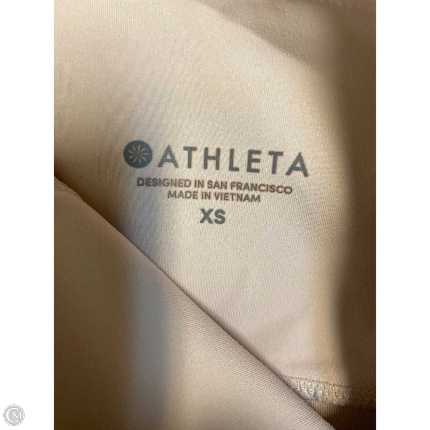 Athletic Leggings By Athleta In Cream, Size: Xs