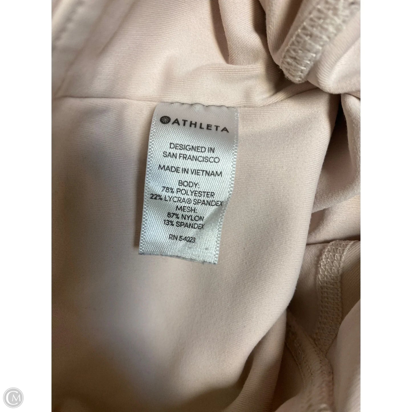 Athletic Leggings By Athleta In Cream, Size: Xs