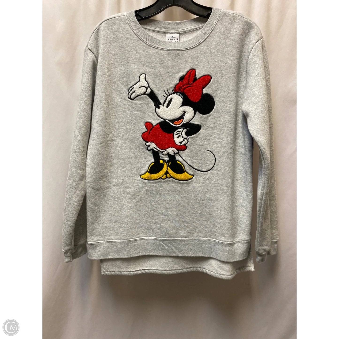 Sweatshirt Collar By Disney Store In Grey, Size: M