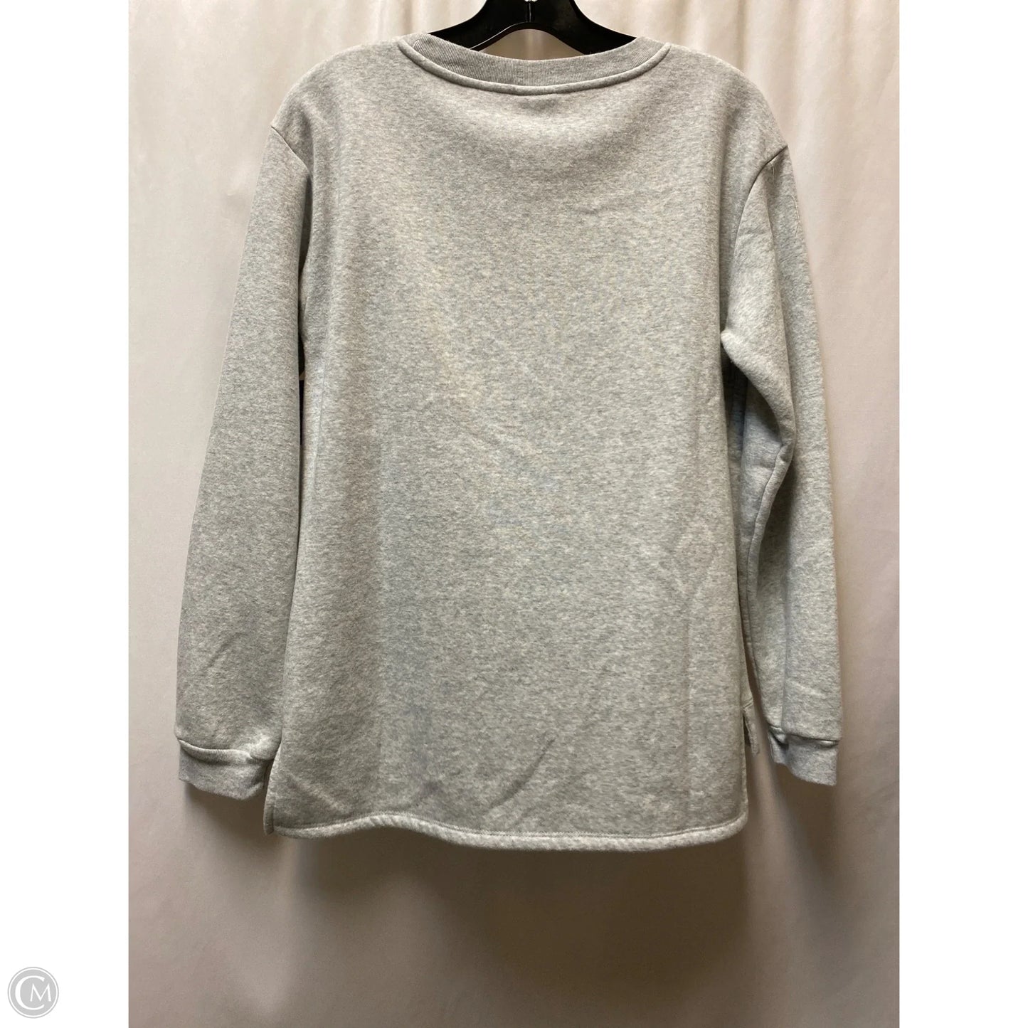 Sweatshirt Collar By Disney Store In Grey, Size: M