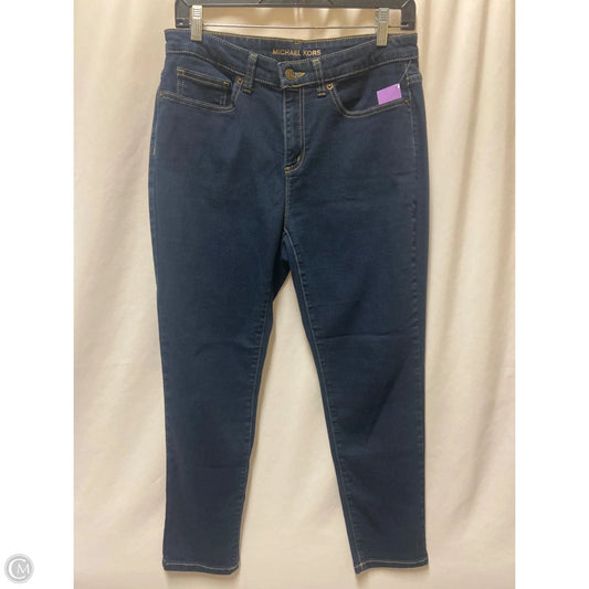 Jeans Skinny By Michael By Michael Kors In Navy, Size: 8