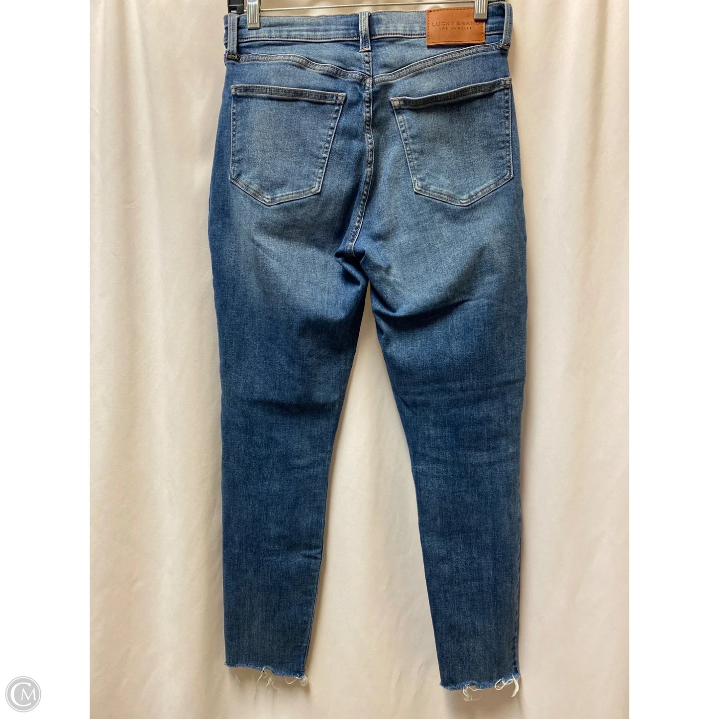 Jeans Skinny By Lucky Brand In Navy, Size: 8