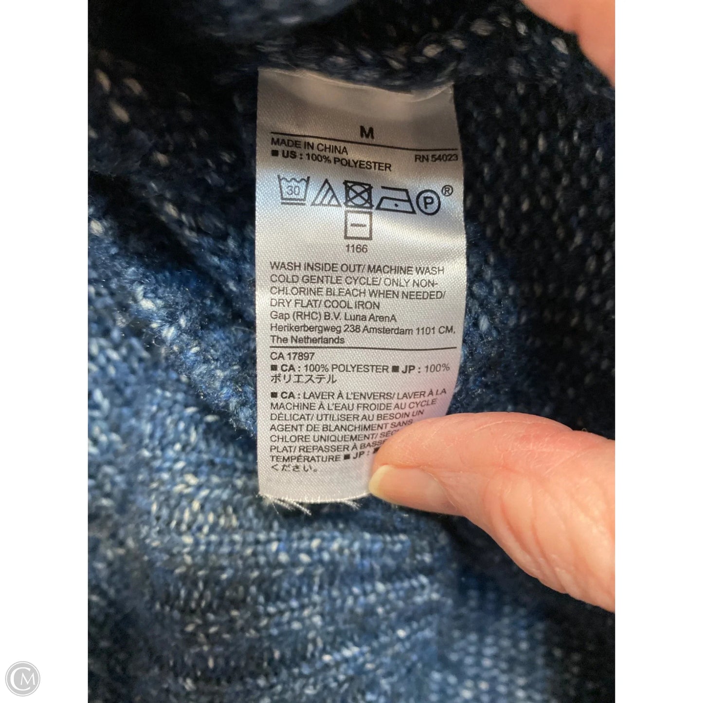 Sweater By Banana Republic In Blue, Size: M