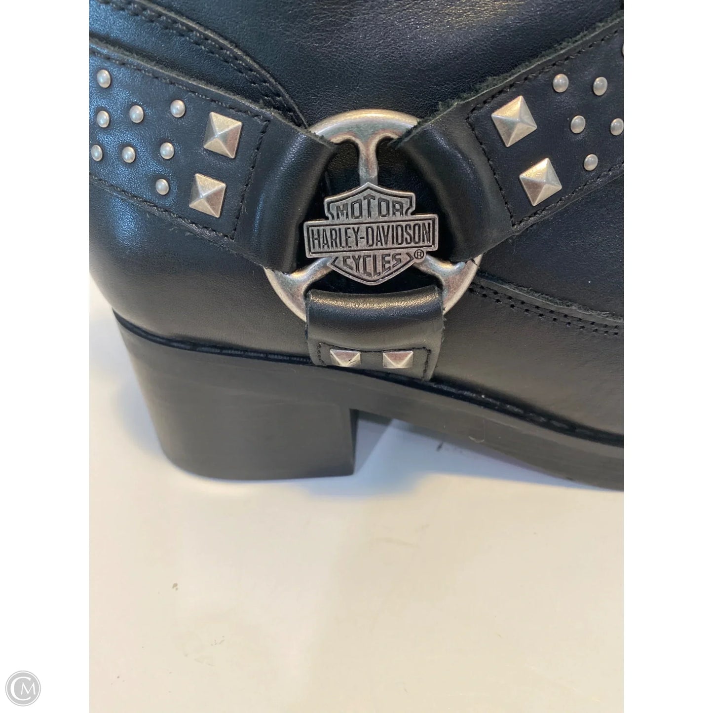 Boots Ankle Flats By Harley Davidson In Black, Size: 6