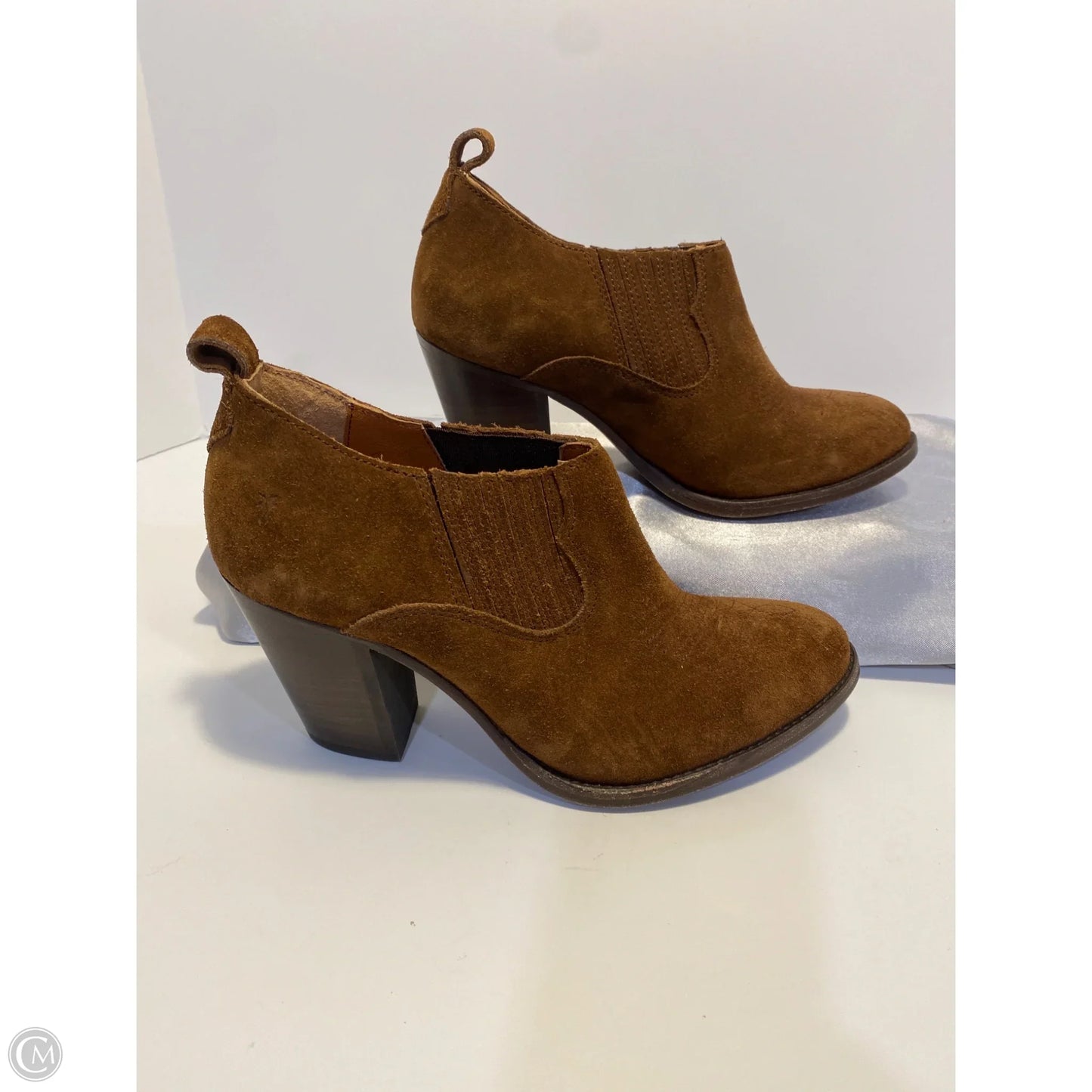 Boots Designer By Frye In Brown, Size: 7