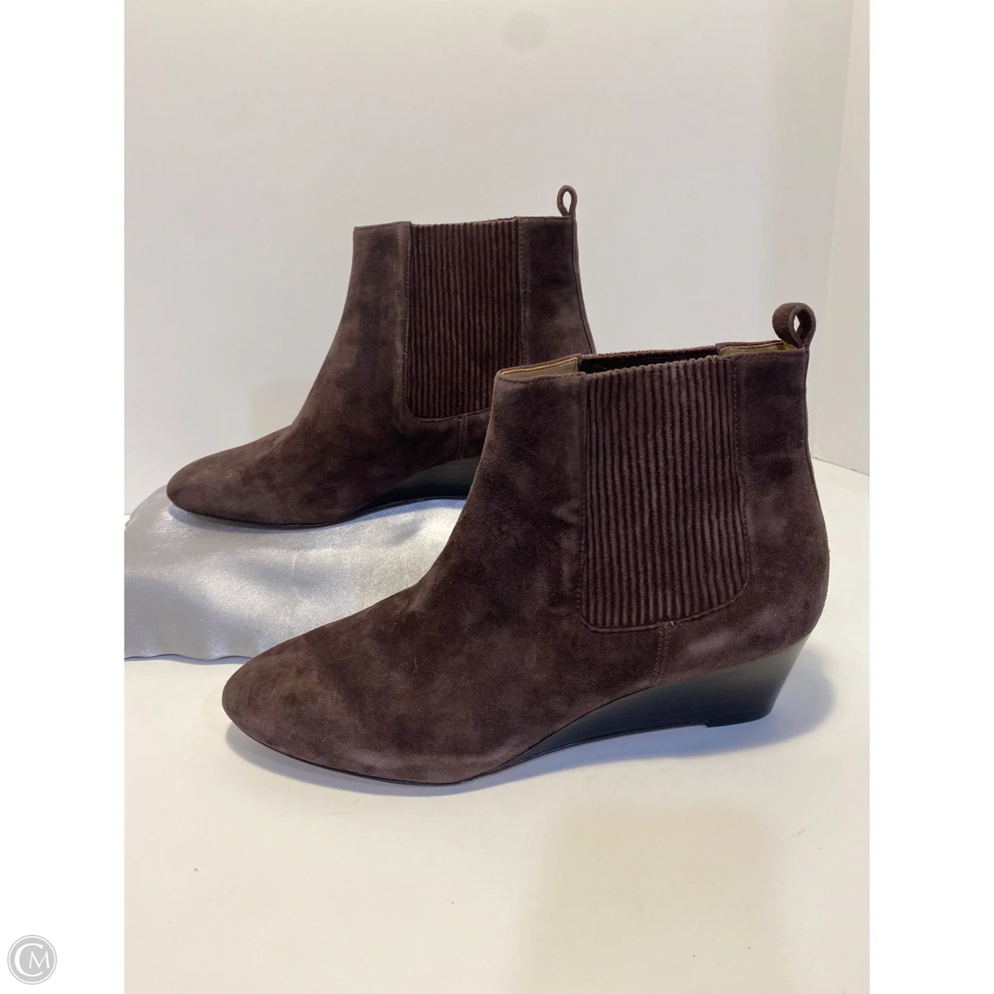 Boots Ankle Flats By Talbots In Purple, Size: 10