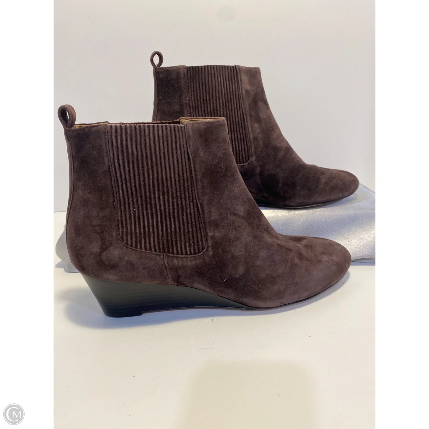 Boots Ankle Flats By Talbots In Purple, Size: 10