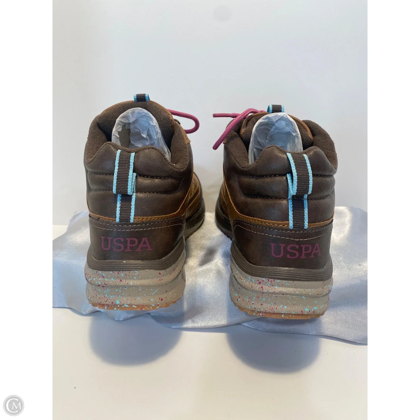 Boots Ankle Flats By Us Polo Assoc In Brown, Size: 10