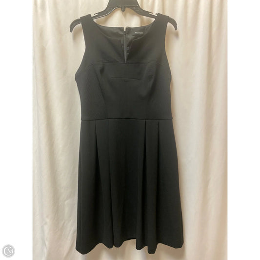 Dress Casual Midi By White House Black Market In Black, Size: L
