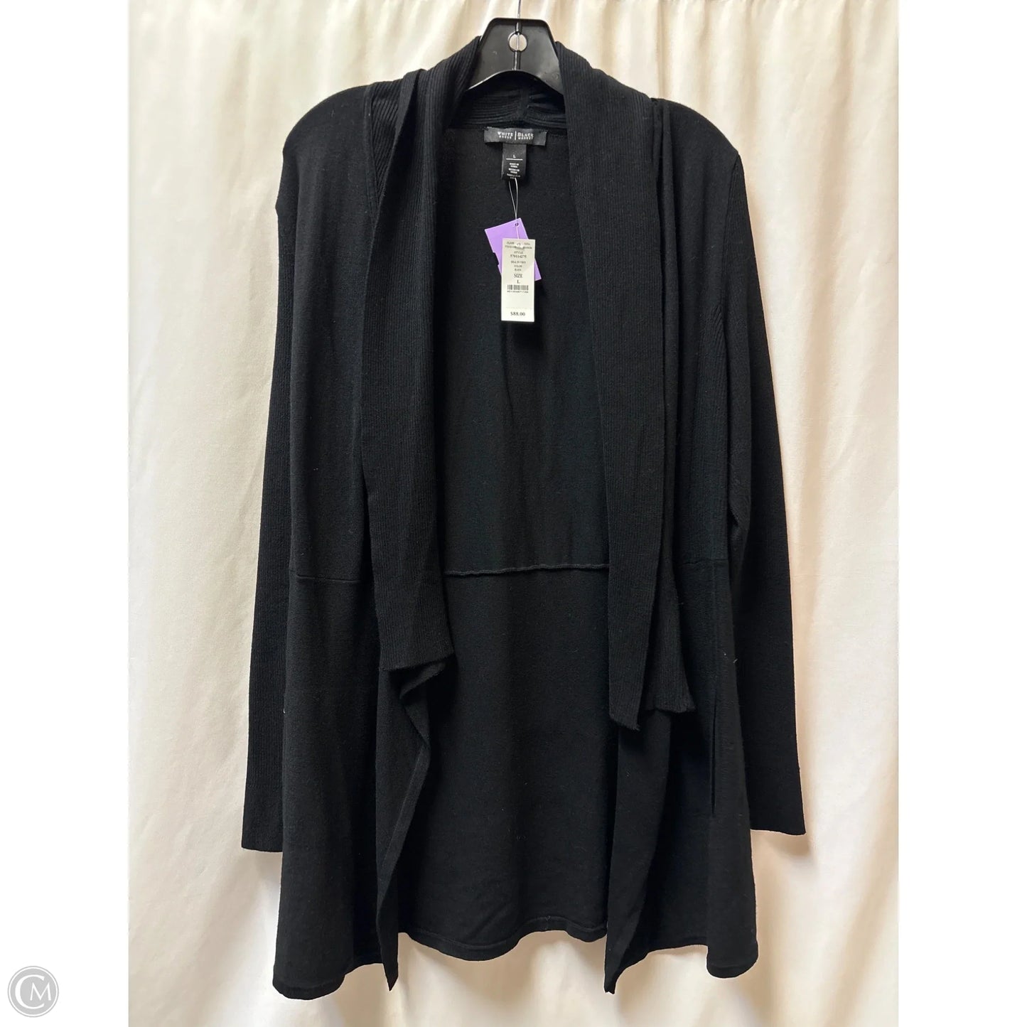 Cardigan By White House Black Market In Black, Size: L