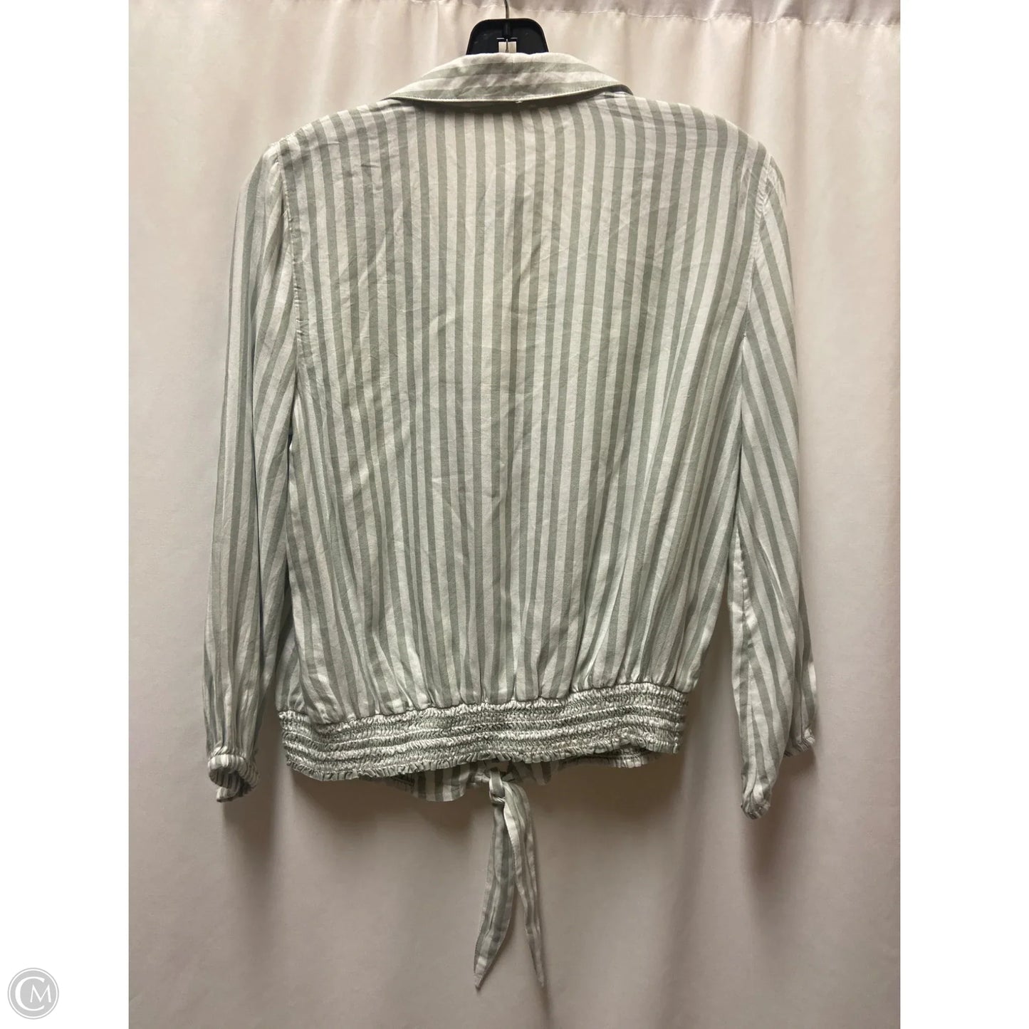 Top Long Sleeve By Beachlunchlounge In Green, Size: Xs