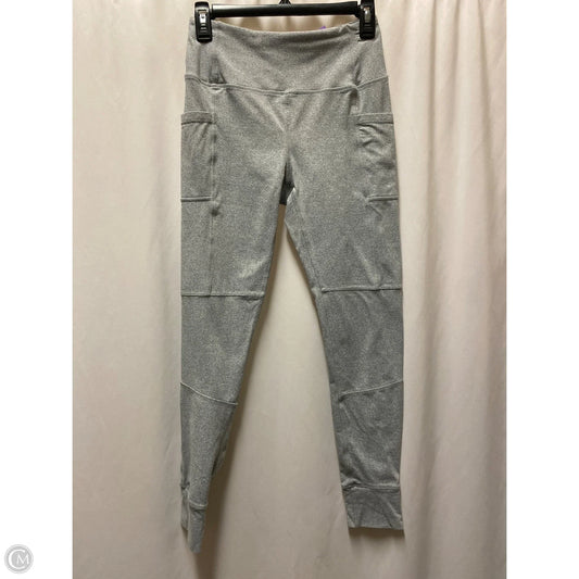 Athletic Leggings By Kyodan In Grey, Size: S