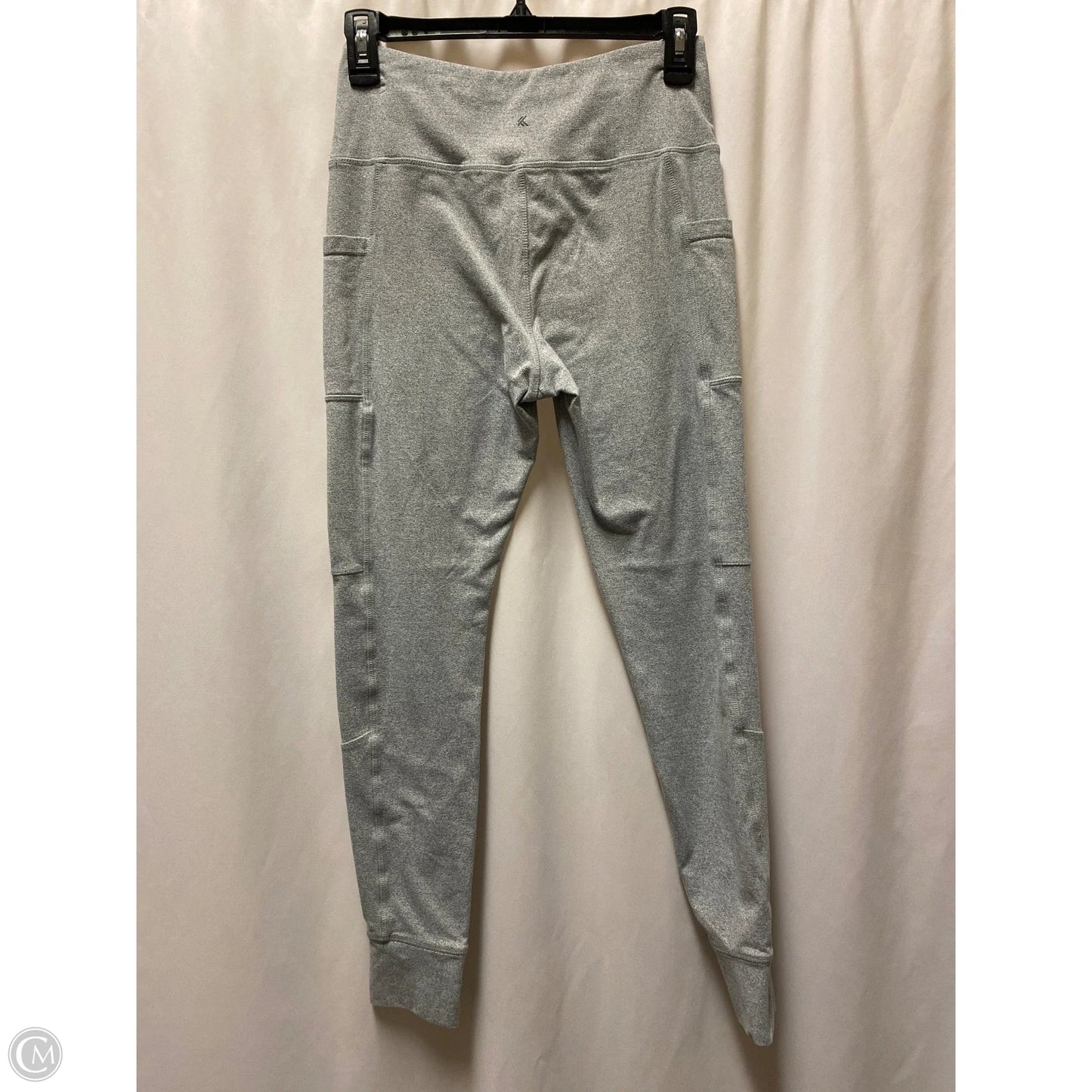 Athletic Leggings By Kyodan In Grey, Size: S