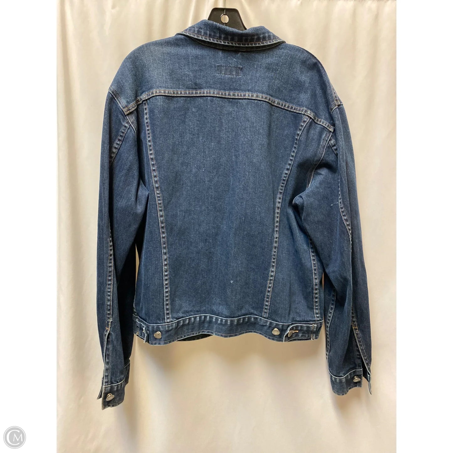 Jacket Denim By Banana Republic In Blue Denim, Size: Xl