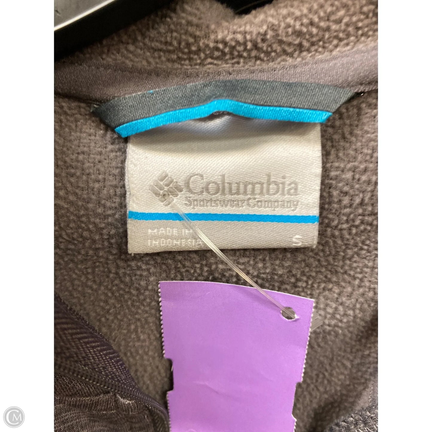 Athletic Top Long Sleeve Hoodie By Columbia In Grey, Size: S